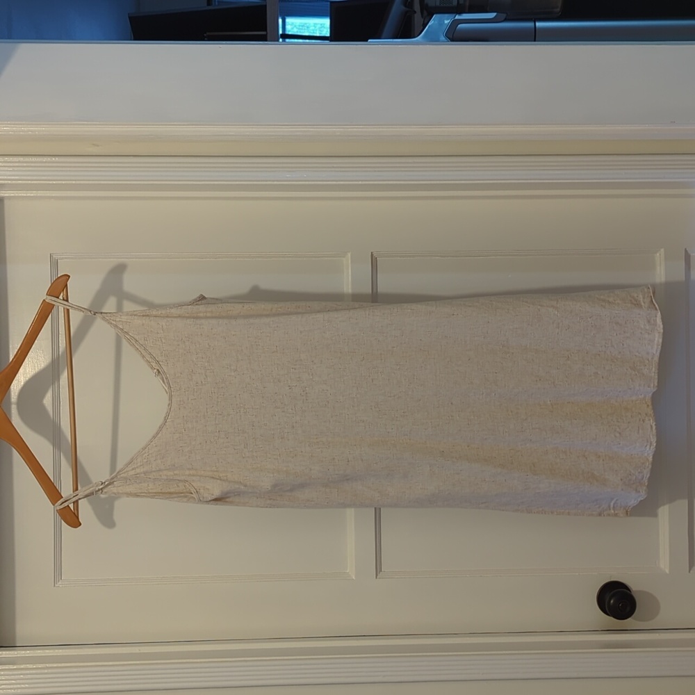Carly jean size M Parsons dress cream